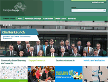 Tablet Screenshot of campusengage.ie